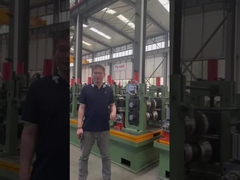 Μηχανή επεξεργασίας σωλήνων από χάλυβα άνθρακα 12M Μηχανή κατασκευής σωλήνων με έλεγχο PLC