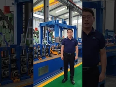 Μονάδα σωλήνων ακριβείας για ανθρακούχο χάλυβα με συγκόλληση ERW 80m/min