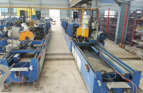OD 1000-2100mm Max 80m/Min Square Tube Mill Κατασκευή εξοπλισμού συγκόλλησης σιδερένιου πλαισίου