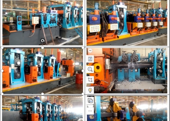 ISO9000 50X50-140x140MM Υψηλής ακρίβειας τετραγωνική γραμμή παραγωγής σωλήνων