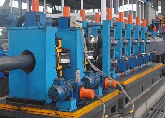 Μεταλλουργός σωλήνων υψηλής συχνότητας Hg 165.2x9 7&quot; Erw Steel Pipe Mill
