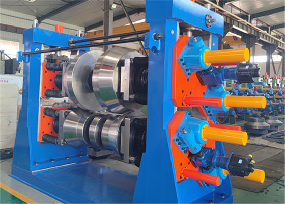 Σιδηροτροφείο υψηλής συχνότητας 20t 80x80mm Σιδηροτροφική γραμμή παραγωγής σωλήνων για πάχος τοίχου 1,0-3,0mm