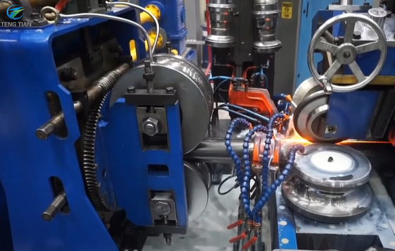 ERW Pipe Mill HF συγκόλληση Run Out Table ρυθμιζόμενο μέγεθος για το σωλήνα τροφοδοσίας ενέργειας