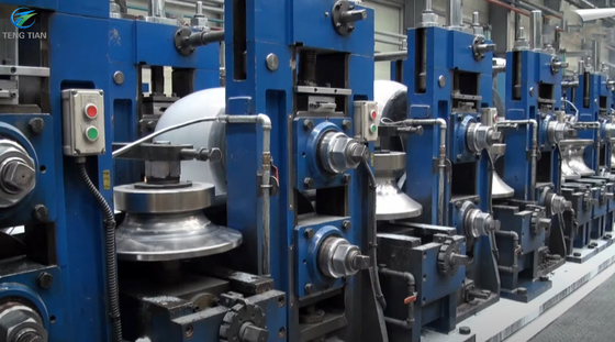 ERW Pipe Mill HF συγκόλληση Run Out Table ρυθμιζόμενο μέγεθος για το σωλήνα τροφοδοσίας ενέργειας