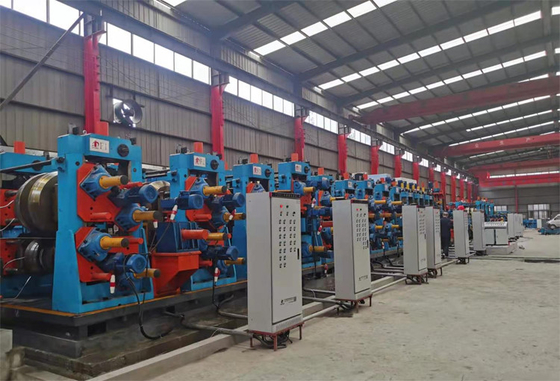 730mm Hf συγκολλημένο Tube Mill Machine τετραγωνικό σωλήνα και στρογγυλό σωλήνα Μεγάλη διάμετρος