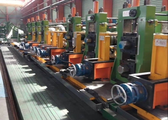Ρυθμιζόμενου μεγέθους ανώτατη 120mM/Min σωλήνων χάλυβα 114219mm ταχύτητα γραμμών παραγωγής