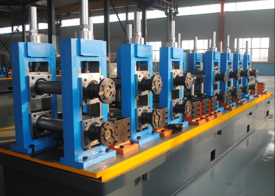1-3mm πάχος ορθογώνιο Hf συγκολλημένο σωλήνα Mill ταχύτητα 100m/min Σιδηροδρομική γραμμή παραγωγής σωλήνων
