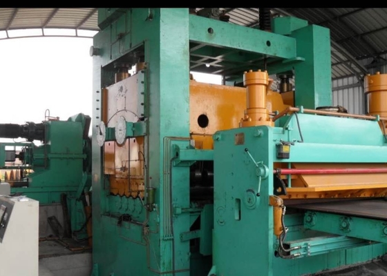 πλάτος κύλινδρου μέγιστο 1650 mm βάρος μέγιστο 30 τόνων μηχανή κοπής χάλυβα πράσινο χρώμα