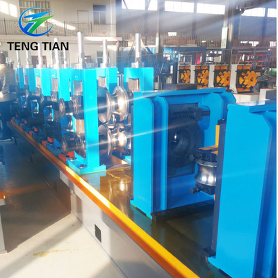140mm 50-100mm High Speed Tube Mill Machine με κυλίνδρο Squueze