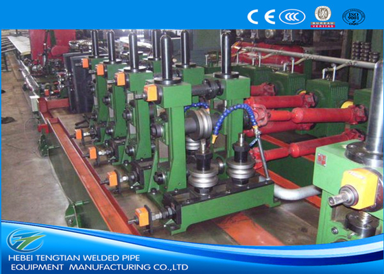 Μηχανή κατασκευής σωλήνων από χάλυβα ERW 80m/min PLC Control Carbon Steel