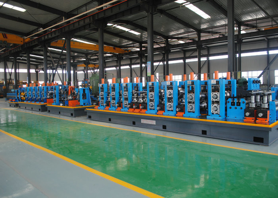 Μεγάλη ακρίβεια ERW 21 - 63mm Carbon Steel Pipe Mill