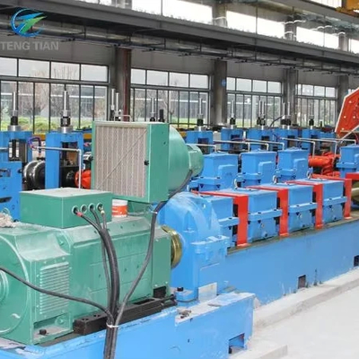 70m/min Ταχύτητα 165mm Διαμέτρου PLC Ελέγχου Carbon Steel Pipe Making Machine