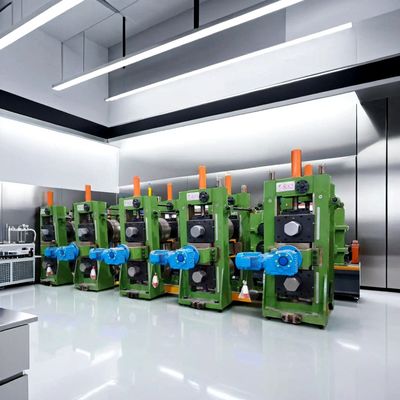 Ελεγχόμενο από PLC συγκολλημένο εργοστάσιο σωλήνων από χάλυβα άνθρακα 6m-18m