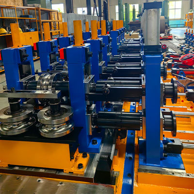 Μεταλλουργός τετραγωνικών σωλήνων ERW υψηλής ταχύτητας για χάλυβα άνθρακα 19-60,3 mm