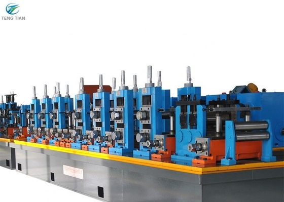 Υψηλής συχνότητας 90m/min 200kw συγκολλημένη γραμμή παραγωγής σωλήνων από χάλυβα
